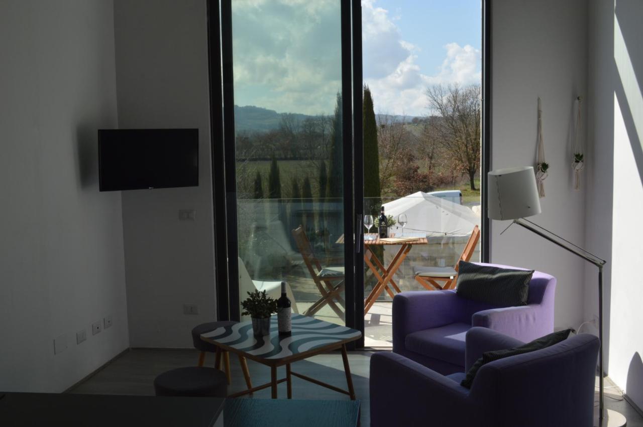 Loft A Montepulciano Sopra Birrificio Artigianale Appartement Abbadia a Isola Buitenkant foto